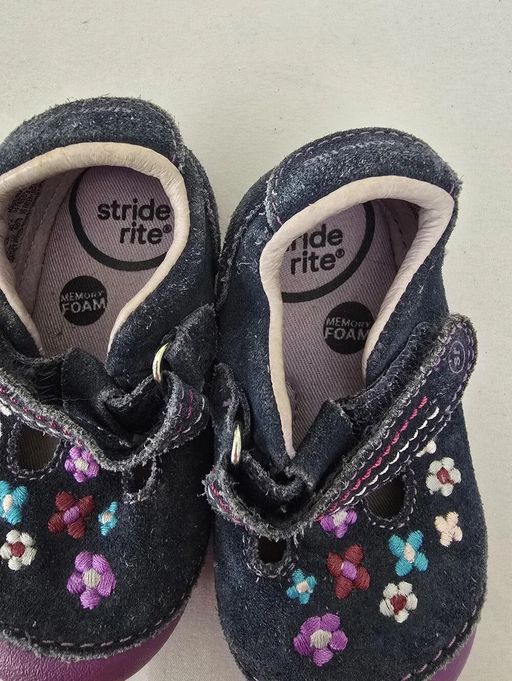 Stride Rite Tonia Baby Girl Shoes Size 4.5